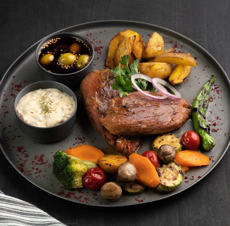 بشقاب زبان زغالی