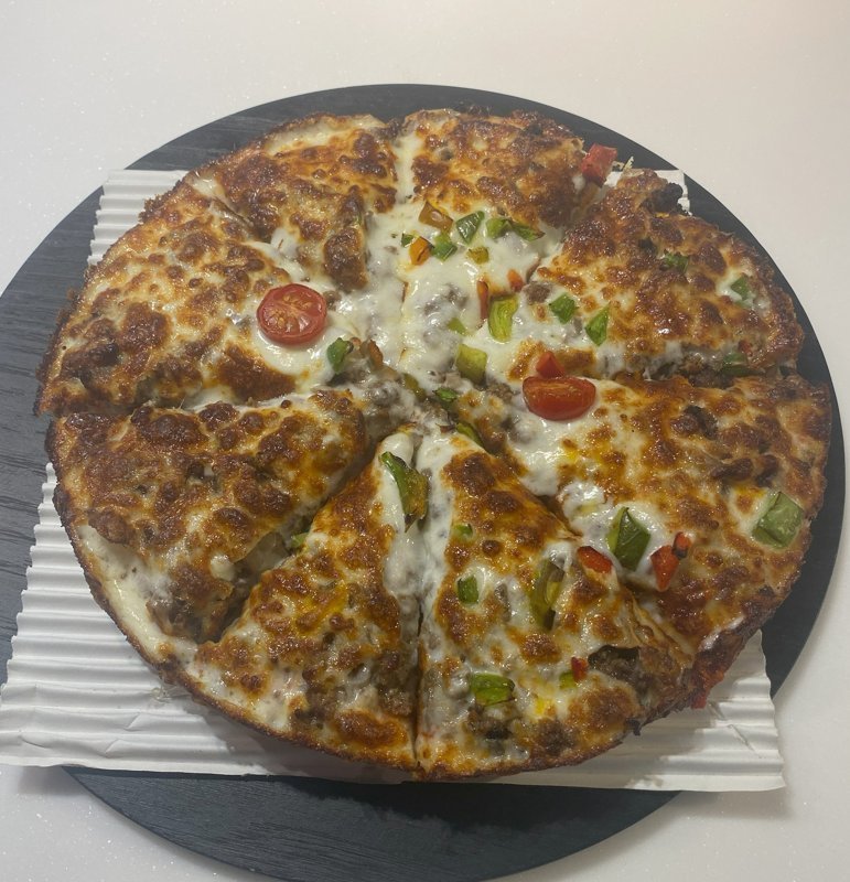 آمریکایی قارچ و گوشت